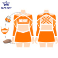 Crop Top Rhinestone All Star Cheerleading Uniform