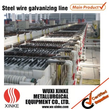 Steel wire electro Zinc coating line