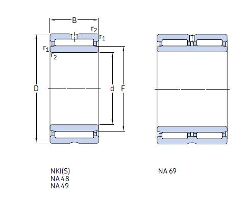 Ρουλεμάν με κυλίνδρους Needle Roller Bearing