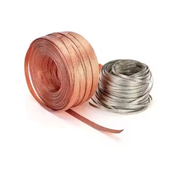 Silver Tinned Copper Braided Sleeve