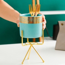 Nordic Kitchen Ceramic Utensil Holder Rack 2022