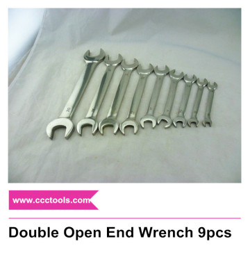 8~32mm Double Open End Wrench 9pcs D/E Open Spanner Open Jaw