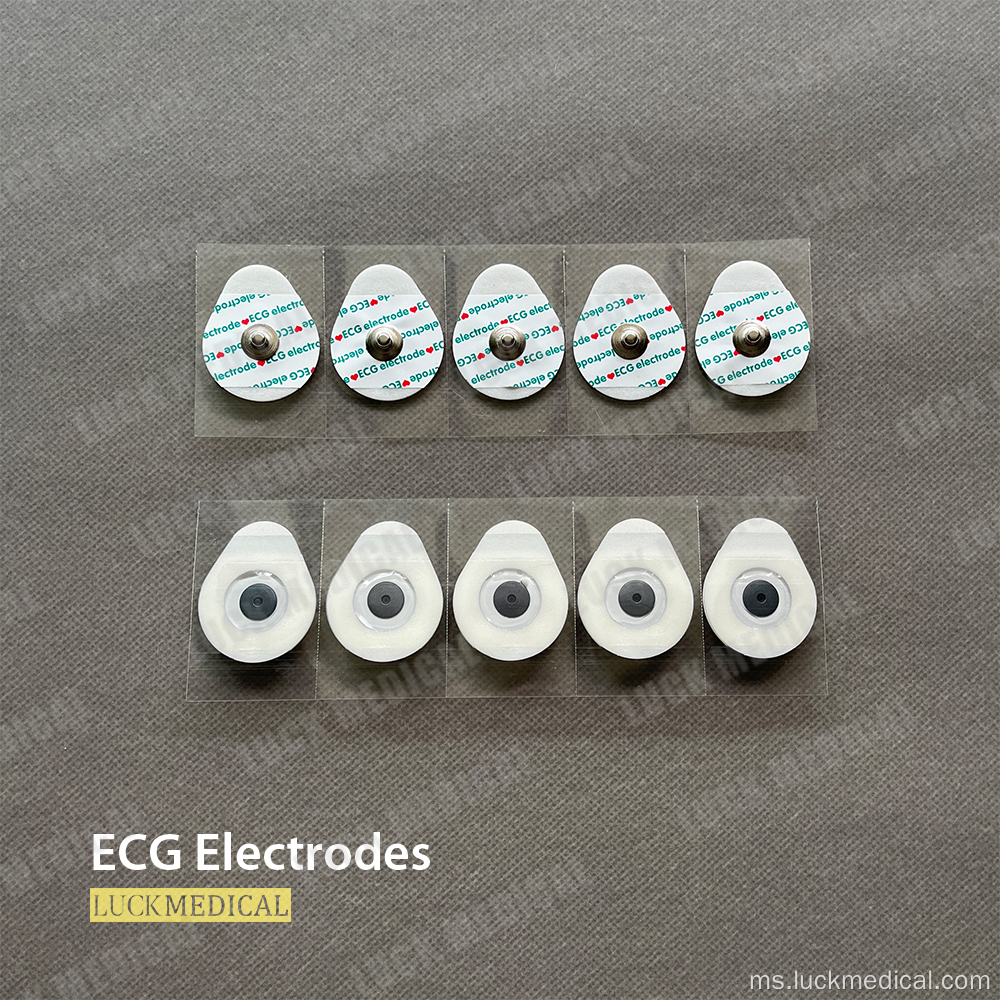 Patch elektrod ECG sekali pakai perubatan