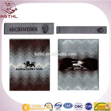 High Density 75 Denier Custom Brand Name Woven Label For Jacket
