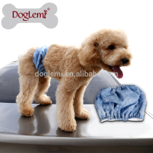 Fashion Demin Male Puppy dog Pet wrap Sanitary Pup Pants Whashable