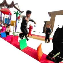 Multiplayer Sensory Training Equipment for Children's Physical Jump Games