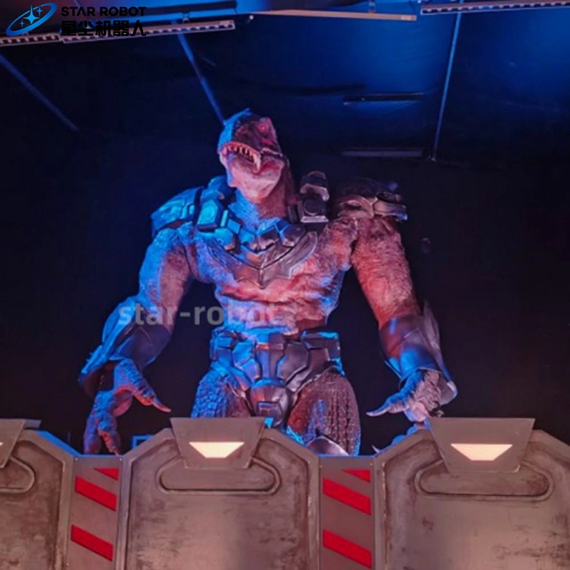 Mecha animatronik interaktif dalam pameran Interactive Animatronic Mecha in Exhibitions