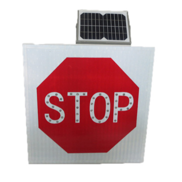 Road Safety Traffic Signs Solar Powered Led Traffic Sign