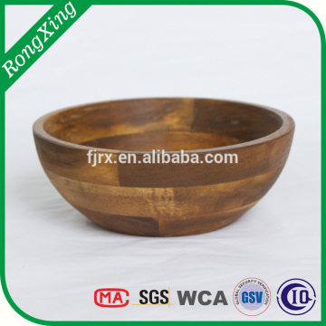 acacia oval wood bowl