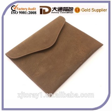 Plain Design Leather Clutch Envelope Document Bag Clutch