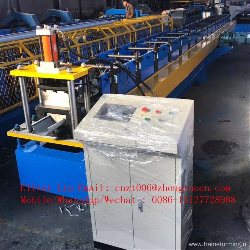 Rainwater collect channel forming machine