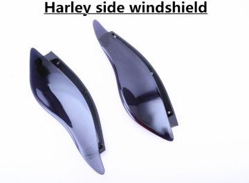 New Style ABS High quality Air Deflectors Harley side windshield For Harley Touring Street Glide Motorcycle Accessories