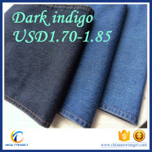 10oz dark indigo 160cm super stretch denim fabric