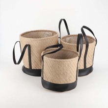 Multifunctional Cotton and Linen Quilt Storage Bag for Laundry Rooms