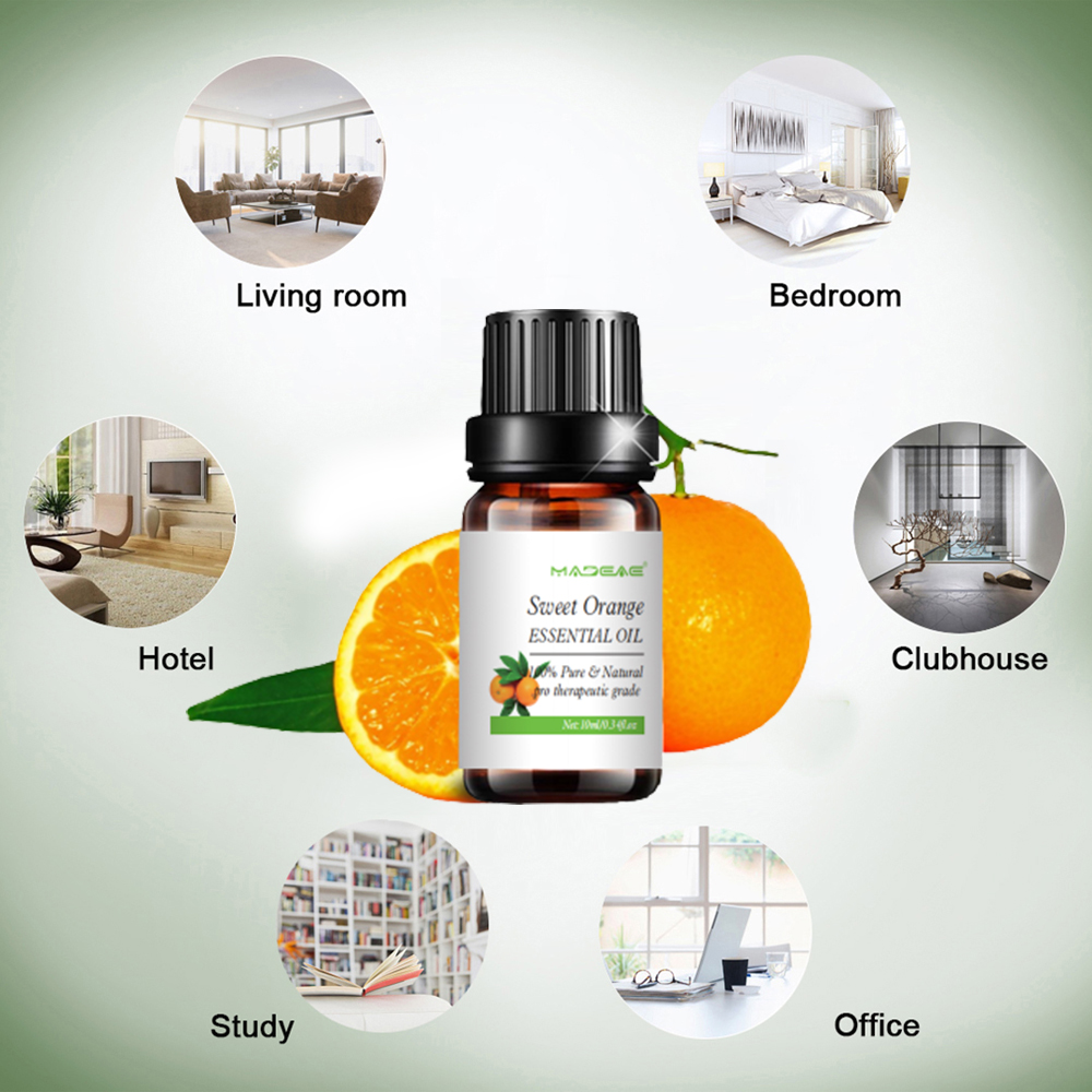 डिफ्यूज़र के लिए पानी में घुलनशील मीठा नारंगी आवश्यक तेल