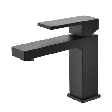 Matte Black Single Hole Bathroom Faucet