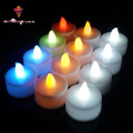 Velas LED sin llama con pilas de color blanco cálido