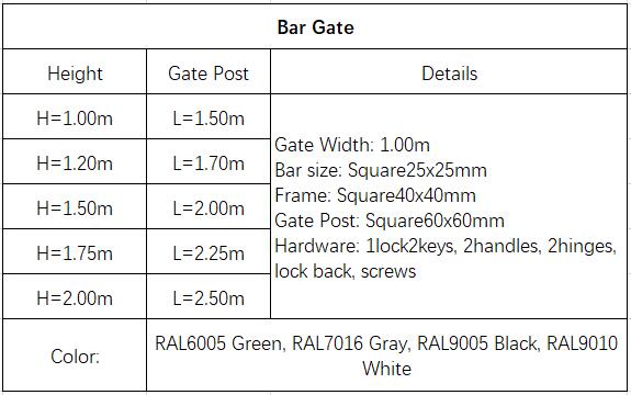 Garden Mesh Gate for European market Garden gates garden fence gate