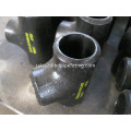 ASME B16.9 Butt-welded pipe bend mengurangi Tee