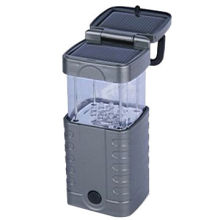 Solar camping lantern tent light, made of ABS housing