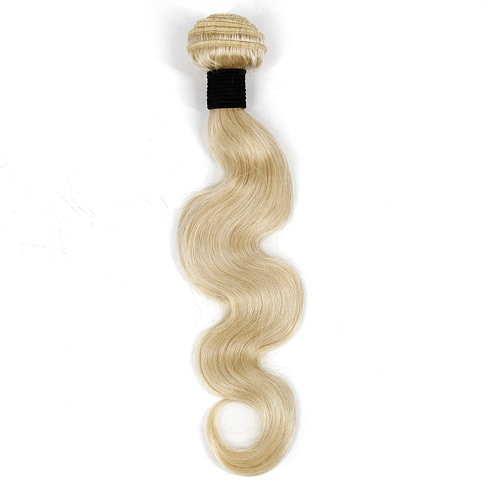 New Arrival Stock Factory Wholesale Blonde Hair color 613 Human Hair Weave Bundles Extension Vendors