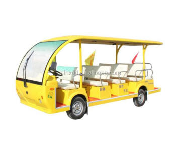 CE Approved 14 Seat Electric Golf Cart Sightseeing Bus - High Quality, Affordable