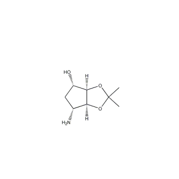 (3aR, 4S, 6R, 6aS) -6-aminotétrahydro-2,2-diméthyl-4H-cyclopenta-1,3-dioxol-4-ol pour le ticagrélor 155899-66-4