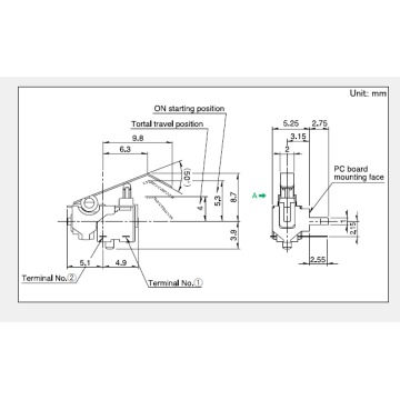 Universal type Detection switch