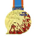 Wiszący złota brama Robin Hood Half Marathon Medal