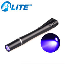 Handheld 365nm blacklight led furniture stain detector jewelry identification uv pen light