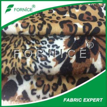 Top quality Animal Print Faux Fur Fabric
