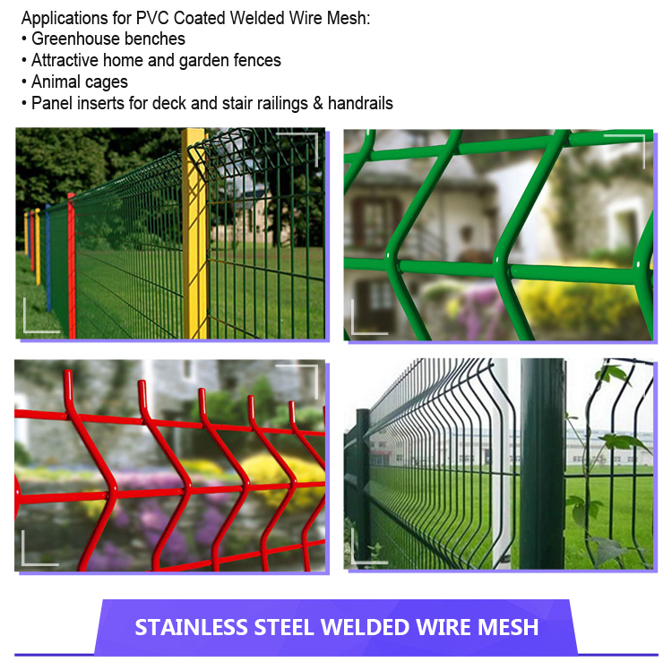 China PVC Coated Welded Wire Mesh Panel