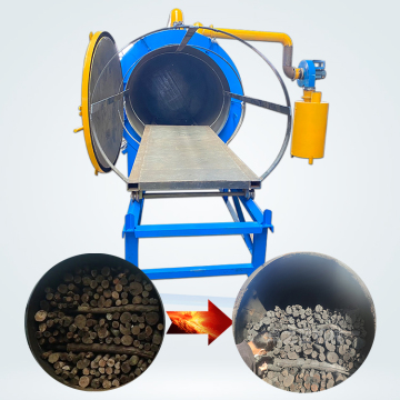 Mobile Disc Tube Kiln Oven for High Carbonization Rate Biomass Biofuels: Olive and Oak Pelletizing