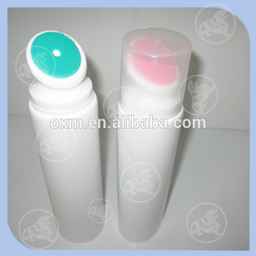 facial cleanser empty container