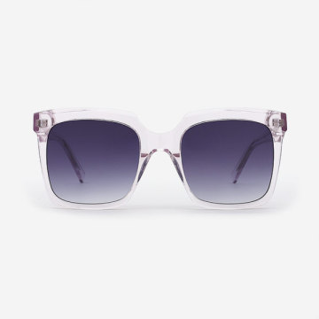 Square Oversize Acetate Women Sunglasses