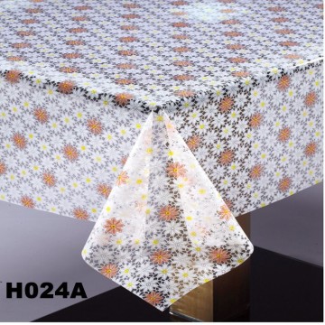 plastic printed pvc lace tablecloth