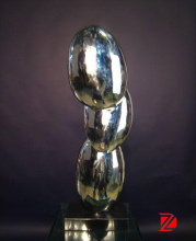 Polish Stainless steel sphere sculpture