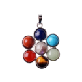 Yoga Chakra Rainbow Pendant Necklace Making Jewelry