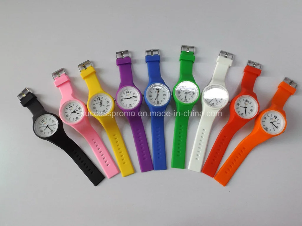 Candy Color Frosted Silicone Jelly Kids Watch