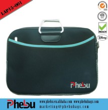 Neoprene waterproof laptop bag with metal handle