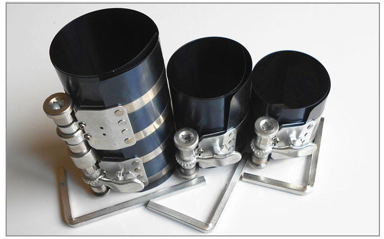 Piston ring compressor