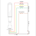 LED sinyal kulesi ışığı buzzer