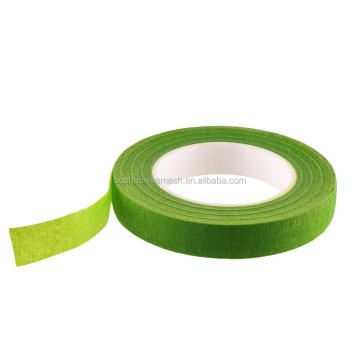 Green Floral Stem Tape: Paper Floral Tape for Flower Stem Wrapping