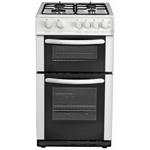 Kompor putih dan ketuhar Freestanding Cooker 60cm