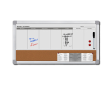 Combination Weekly Planner Memo Board