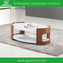 newestwooden tea table oval center table for living room CT-008