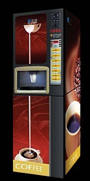 Standing Nescafe Coffee Vending Machine