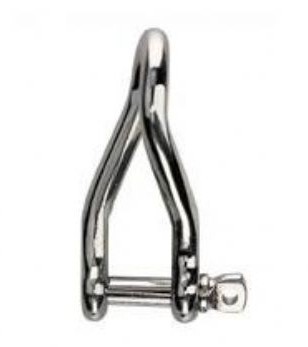 Stainless Steel Twisted Shackle