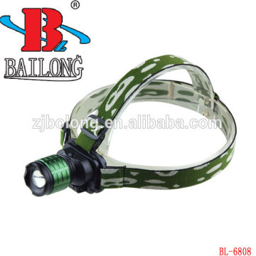 BL-6808 Zoom Led Army green headlamp