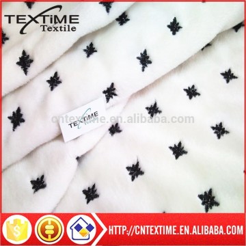 Embroidery micro Velvet fabric used for beddings ,hometextile